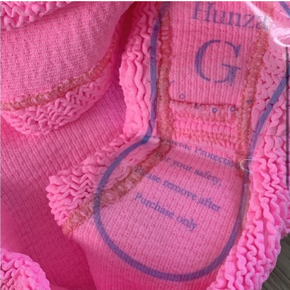 NWT Hunza G Petra one piece in bubblegum - Picture 5 of 5